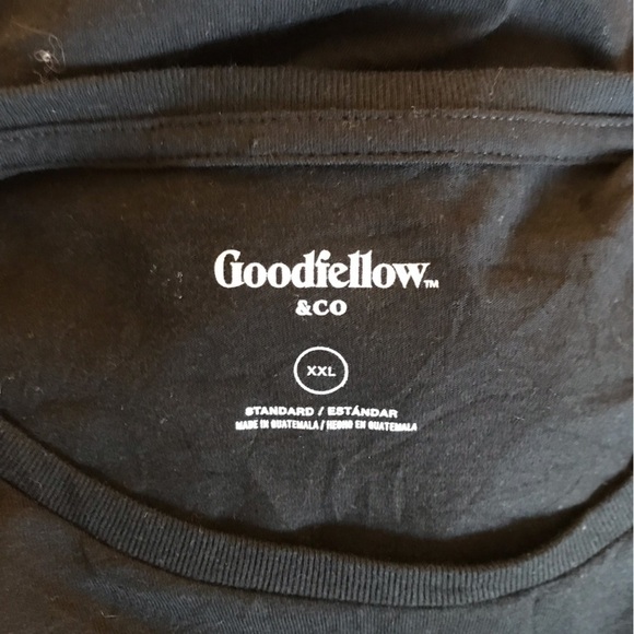 Goodfellow & Co black T-shirt with orange palm tree graphic. Men’s XXL. - Picture 3 of 3